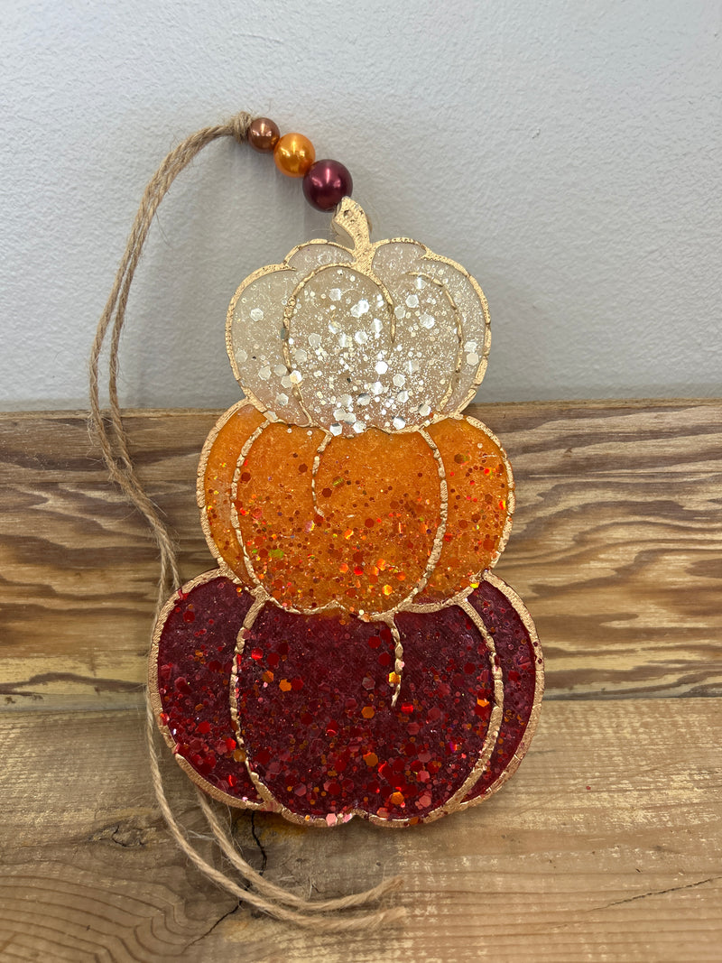 Car Freshener | Stacked Pumpkins