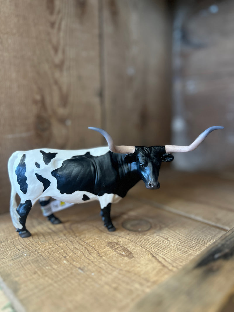 Little Buster Toys | Texas Longhorn Steer Black/White