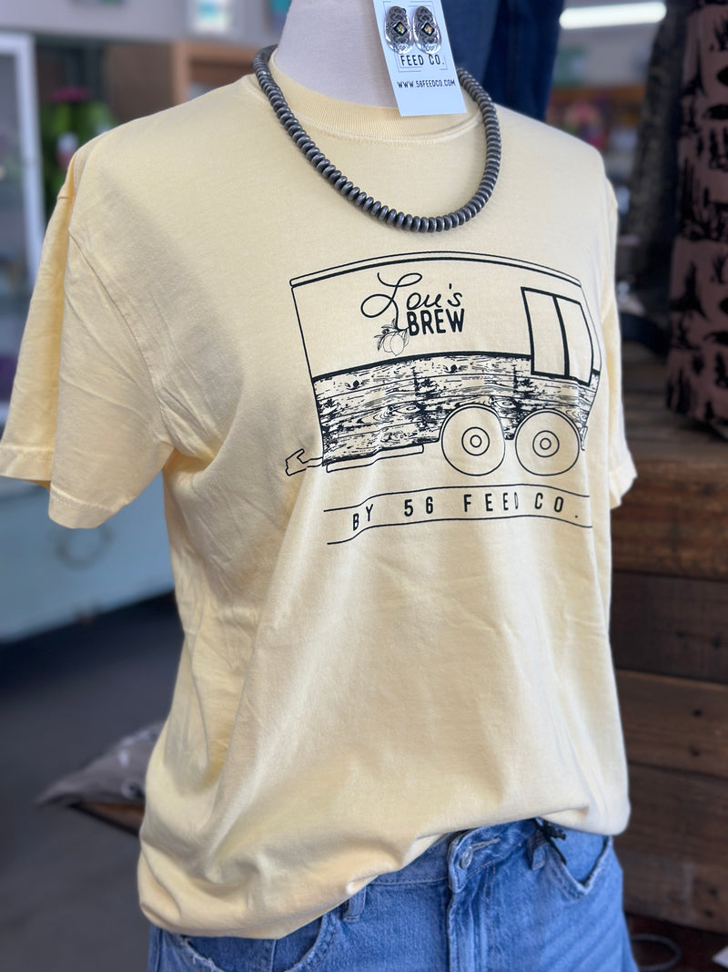 Lou's Brew | Butter Comfort Colors Short Sleeve Tee [1717]