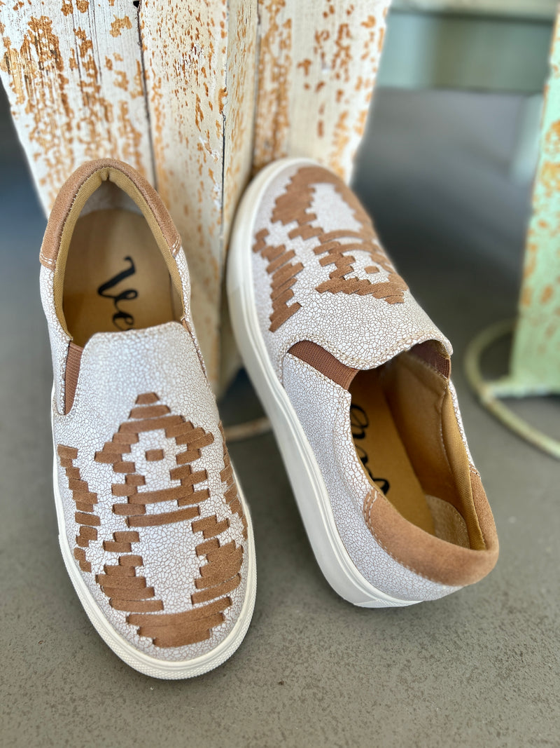 Very G | Marian Tan Aztec Slip On Sneaker
