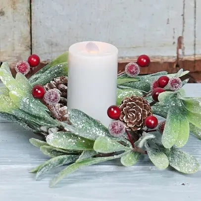 Merry Mistletoe Candle Ring