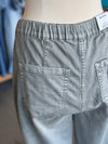 Mica Denim | Ash Grey High Rise Crop Jogger [MDP-G3164AG]