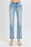 Risen Jeans | Mid Rise Ankle Straight Relaxed Jeans [RDP5329RT]