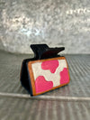 Western Linens | Mini Western Design Claw Clip