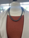 Necklace | 22 Inches Silver Navajo Pearl Roundel Bead Necklace [8mm]