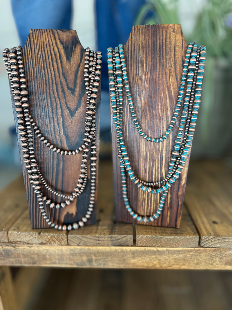 Necklace | 4 Layer Navajo Pearl Necklace