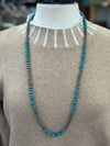 Necklace | Navajo Pearl Round Stone Beads Necklace [33 inches]