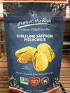 Nuts On The Run | Chili Lime Saffron Pistachios