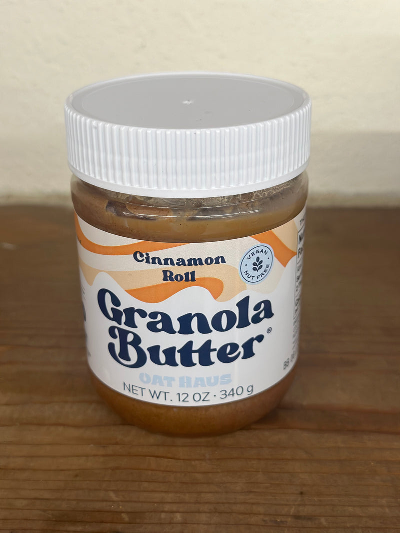 Oat Haus | Cinnamon Roll Granola Butter [Nut free, Vegan, Gluten Free]