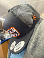 Hooey l Oklahoma State Black 5-Panel Trucker with Orange/White/Black "Pistols Firing" Patch