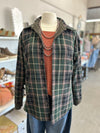 Staccato | Olive Corduroy + Plaid Reversible Jacket
