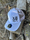 56 Feed Co l Outdoor Cap White/Grey/Generic Camo Adjustable Snapback Trucker Cap