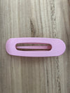 Oval Lay Down Flat Hair Claw Clips