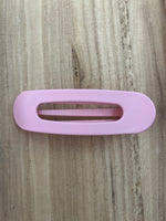 Oval Lay Down Flat Hair Claw Clips