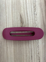 Oval Lay Down Flat Hair Claw Clips