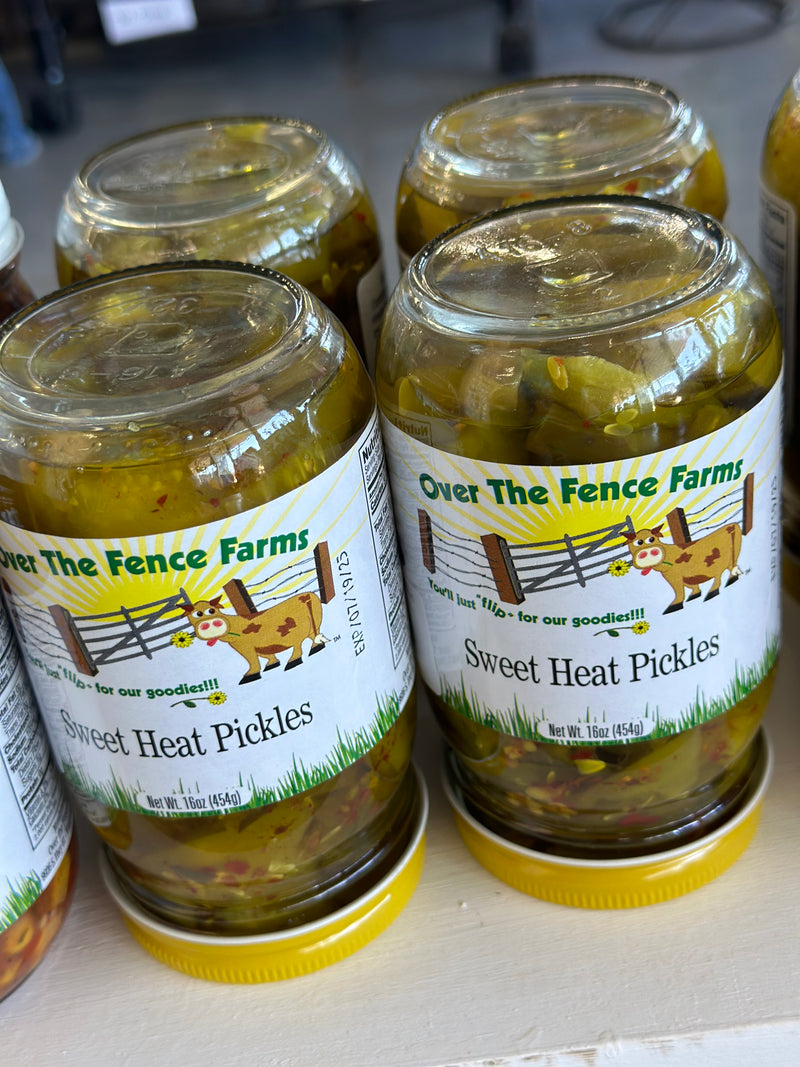 Over the Fence Farms l Sweet Heat Pickles [16 oz]