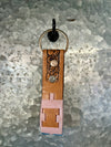 Western Linens | Mini Woven Aztec Keychain