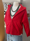 Women's Poppy Red Quilted Pippa Puffer Jacket
