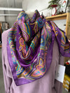 Z Bars Jewelry | Purple Paisley Wild Rag