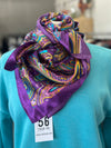 Z Bars Jewelry | Purple Paisley Wild Rag