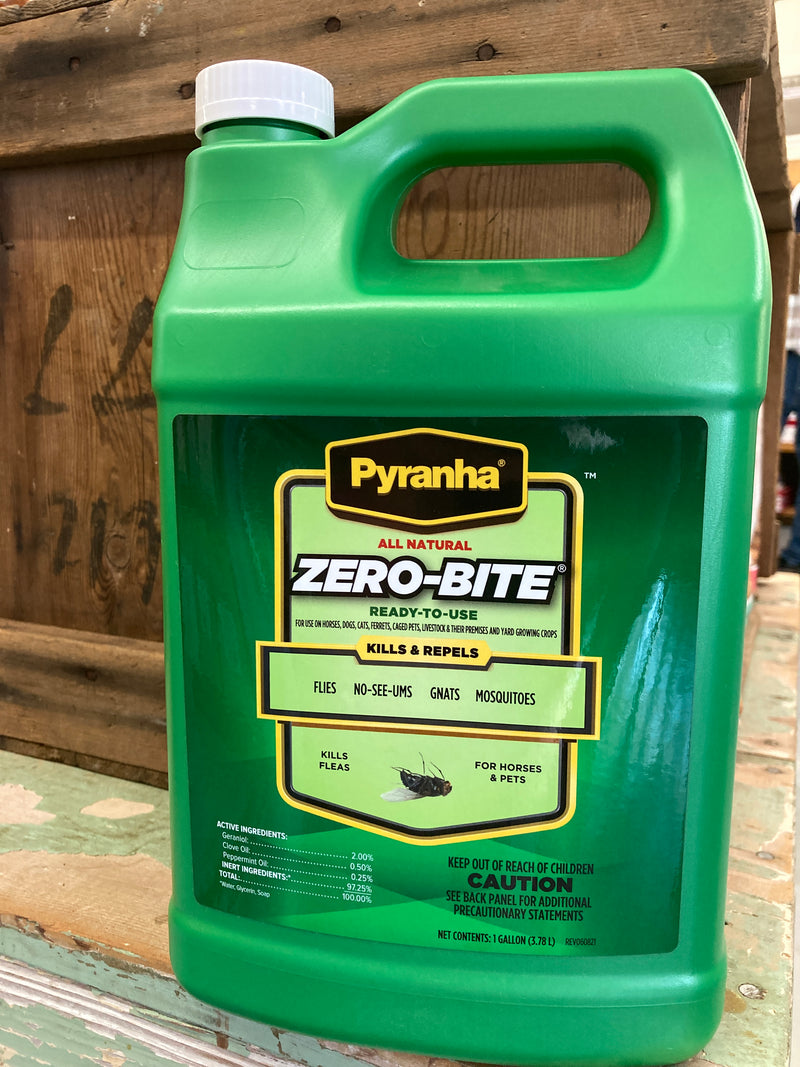 Pyranha Zero-Bite Natural Insect Repellent [1 gallon]