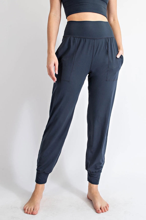 Rae Mode | Nocturnal Navy Butter Soft Joggers with Pockets