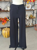 Rae Mode | Women's Black Modal Scuba Straight Pant