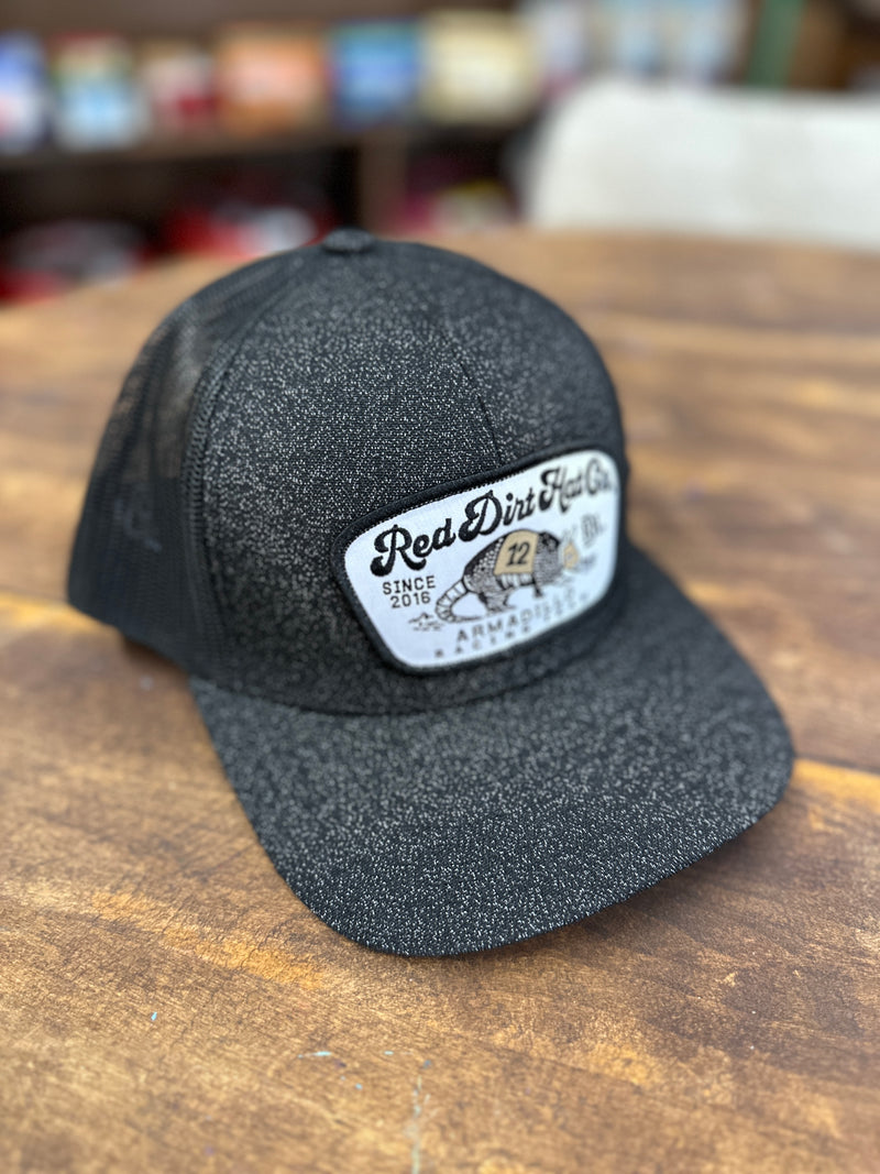 Red Dirt Hat Co Dos Armadillo Black/Black 6-Panel