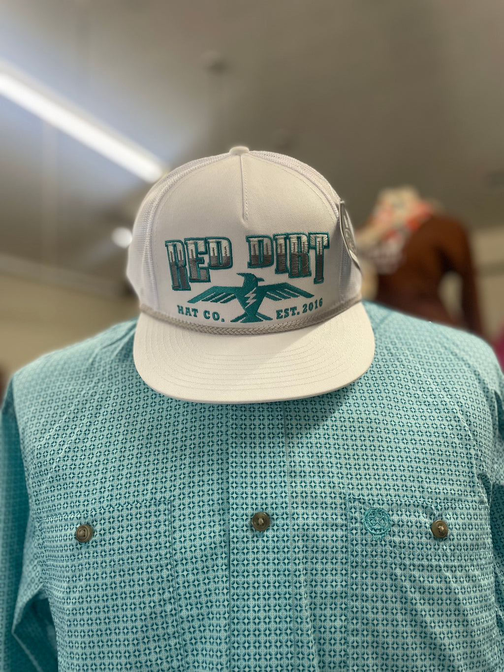 Red Dirt Hat Co Watch Me Fly White/White Rope  [RDHC385]
