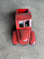 Red Truck Metal Art