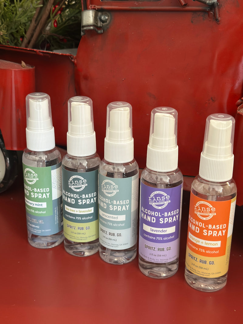 Rinse Bath + Body | Alcohol Based Hand Spray