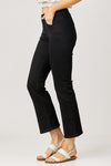 Risen Jeans | Mid Rise Black Ankle Boot Cut Jeans [RDP5331]