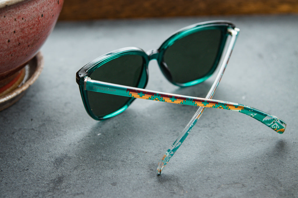 Pendleton Eyewear | Rylahn Teal Nehalem Grey Polarized Sunglasses