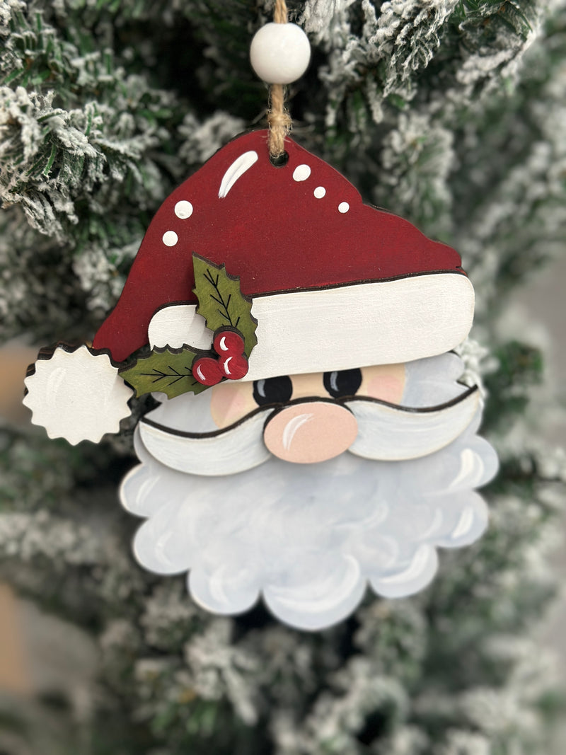 Ornament | Santa Face Christmas Ornament