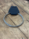 Bracelet | Silver Slanted Rope