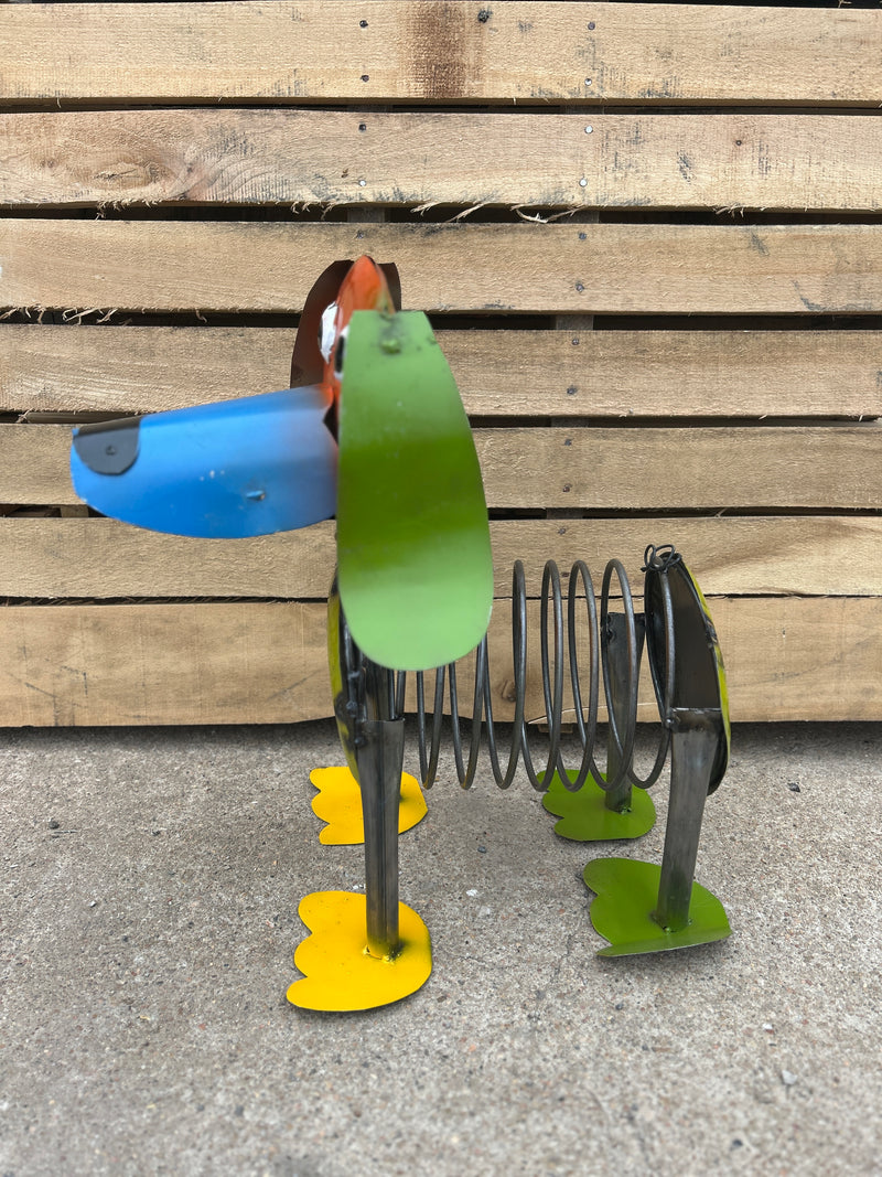 Slinky Dog Metal Art