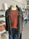 Staccato | Olive Corduroy + Plaid Reversible Jacket