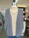 Staccato l Slate Blue 3/4 Sleeve Sweater Cardigan