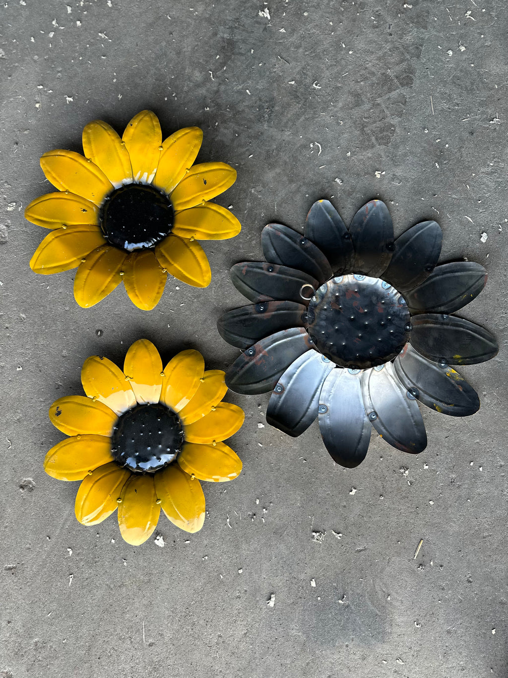 Sunflower Wall Metal Yard Art