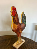 Tall Glossy Red Rooster [Large]