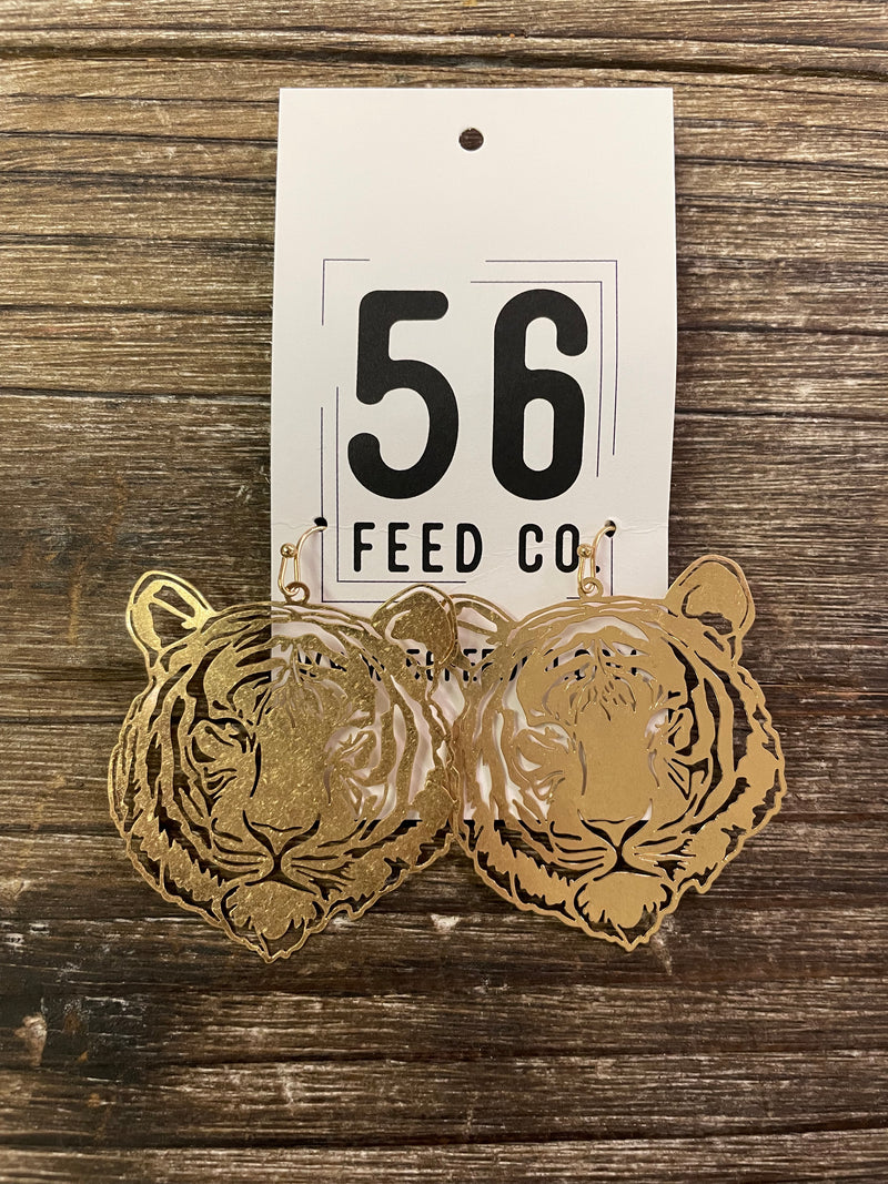 Earring |Tiger Cutout Earring