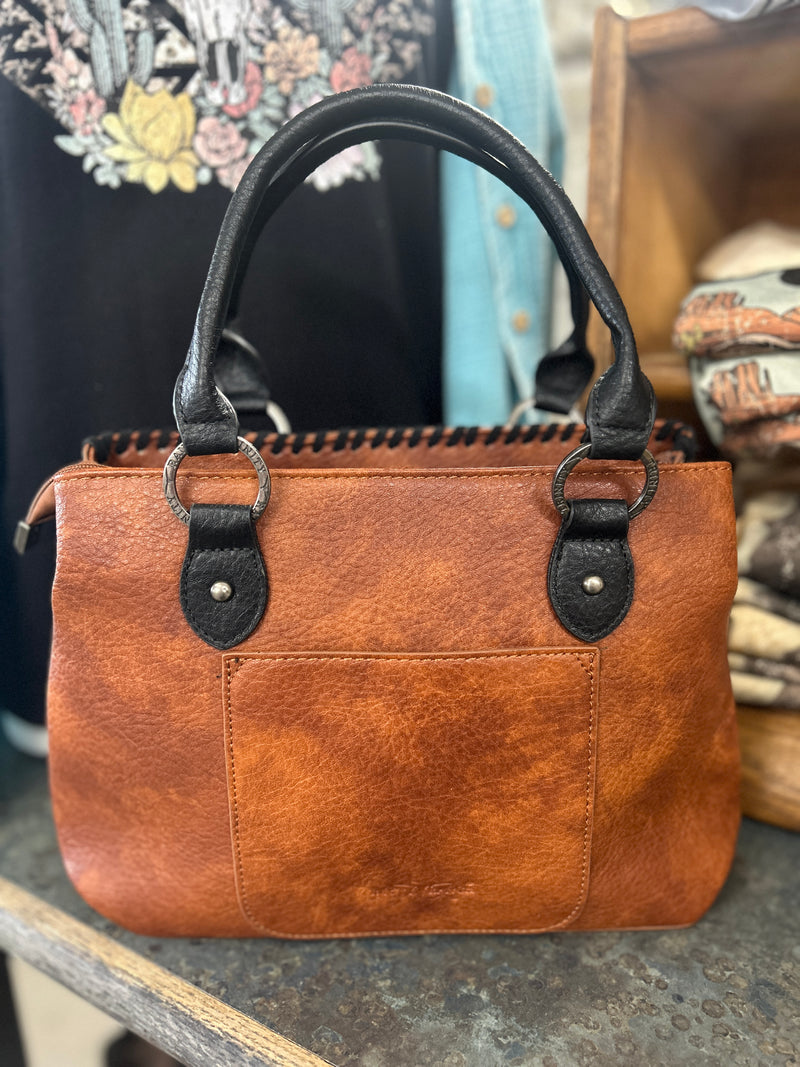 Trinity Ranch | Brown Concho Collection Concealed Carry Tote