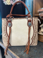 Trinity Ranch | Tan Concho Collection Concealed Carry Tote