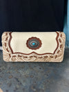Trinity Ranch | Tan Concho Collection Wallet
