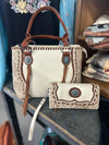 Trinity Ranch | Tan Concho Collection Concealed Carry Tote