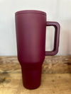 Tumbler | Maroon Spill Free Stainless Steel Vacuum Tumbler [40oz]