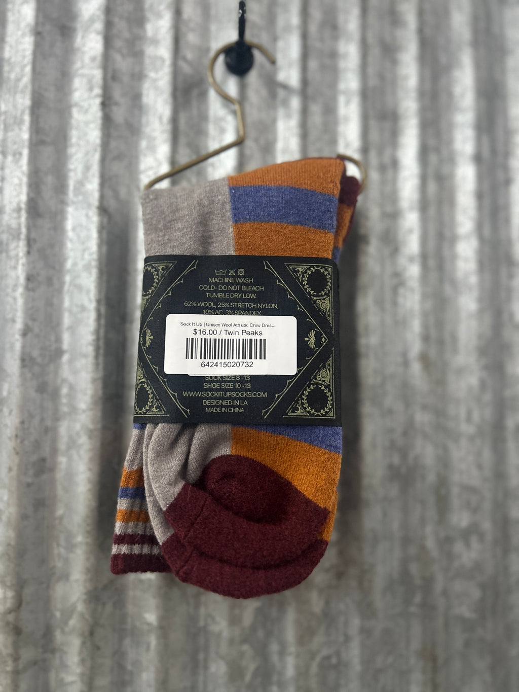 Sock It Up | Unisex Wool Athletic Crew Dress Socks