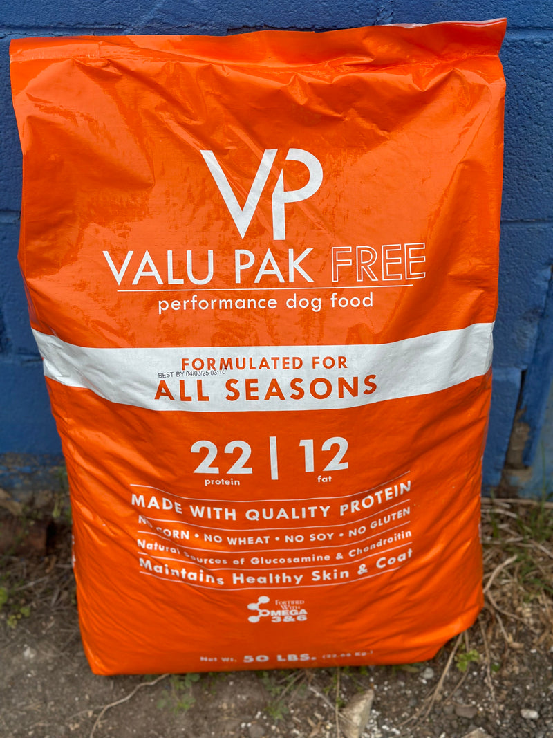 VALU-PAK FREE l Orange Bag 22/12 Dog Food