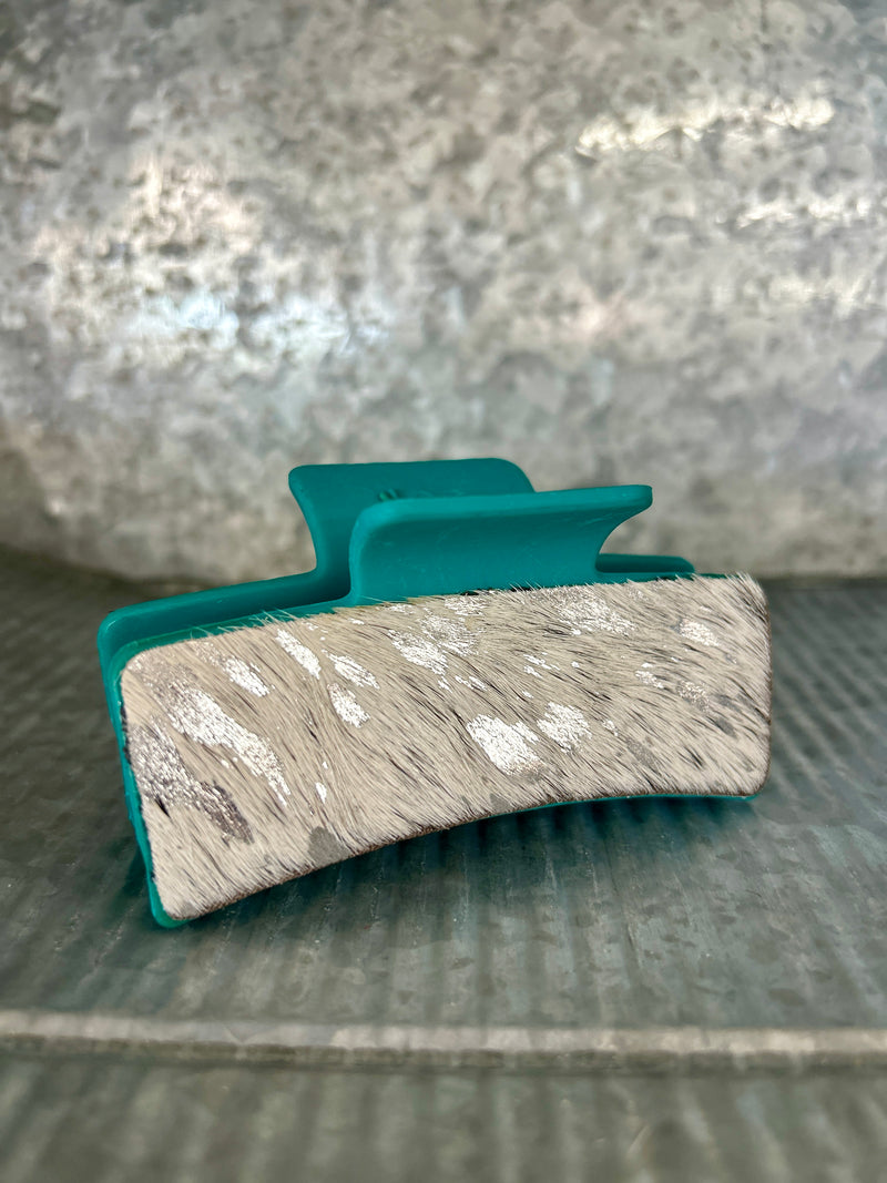 Western Linens | Large Western Design Claw Clip