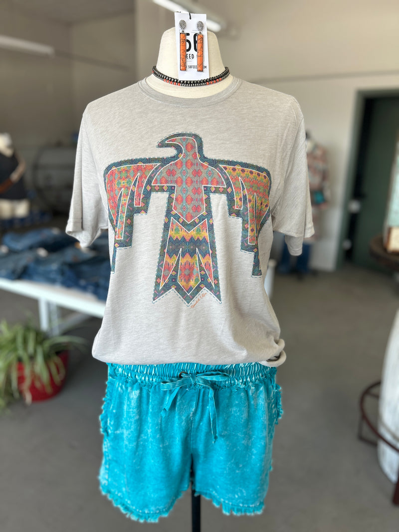 Branded Cotton | Wild + Free Thunderbird Crew Neck Tee